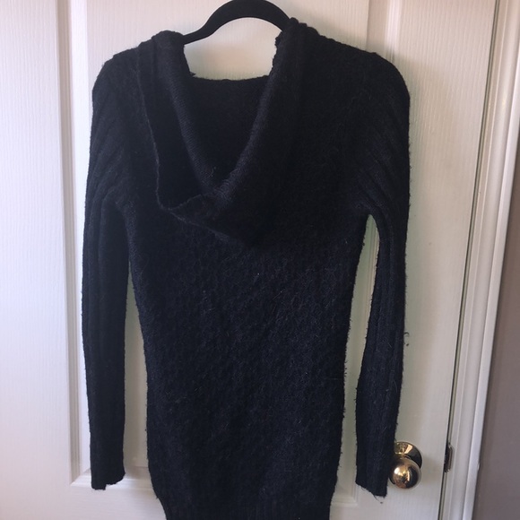 BCBGMAXAZRIA hooded charcoal grey sweater. Size s - Picture 2 of 6